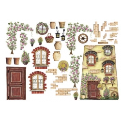 Facciata con brocche e cappello